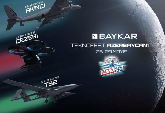 Turki pamer drone Bayraktar TB2 di Teknofest Azerbaijan