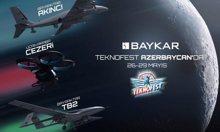 Turki pamer drone Bayraktar TB2 di Teknofest Azerbaijan